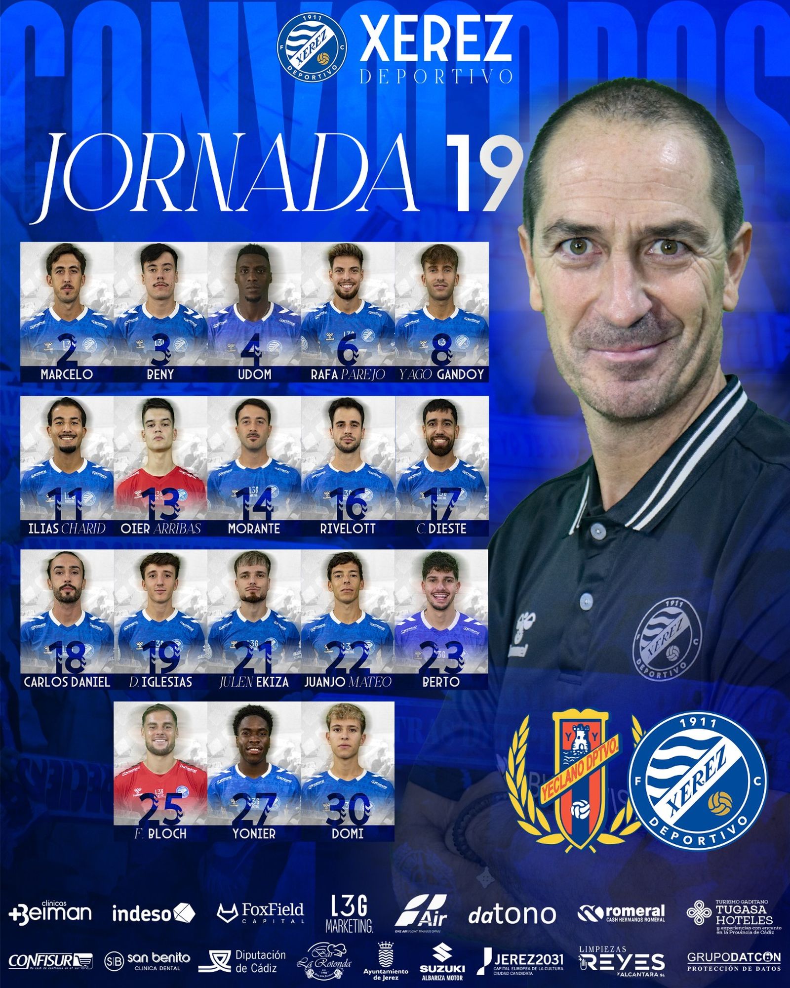 Lista de convocados.