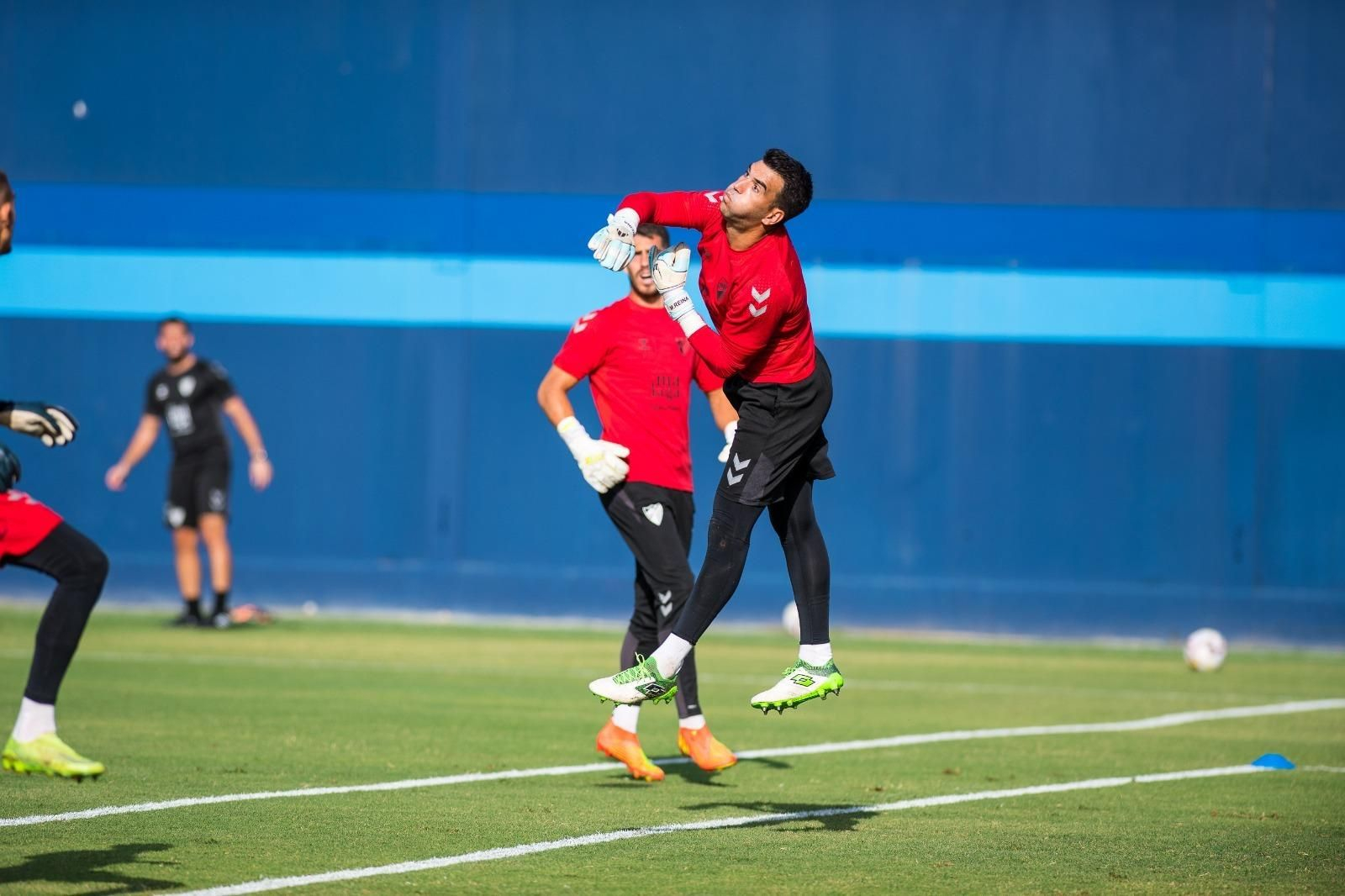 Las fotos del entrenamiento del Málaga CF
