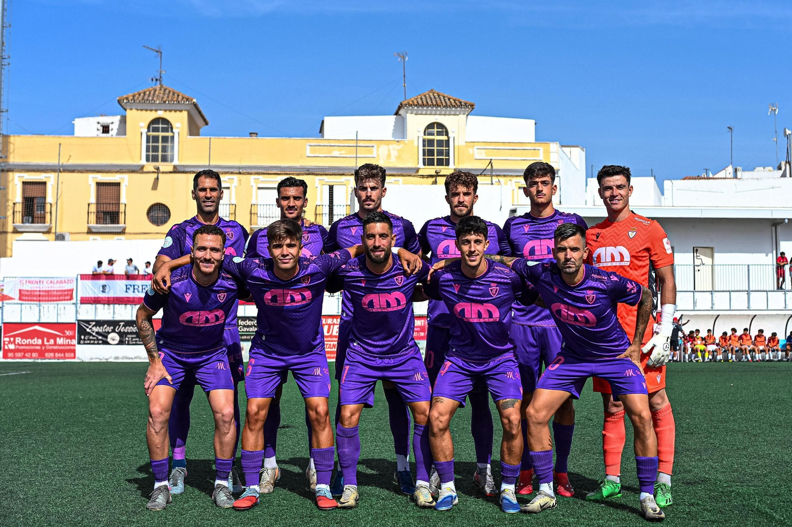 Alineación inicial del Real Jaén en Lebrija.