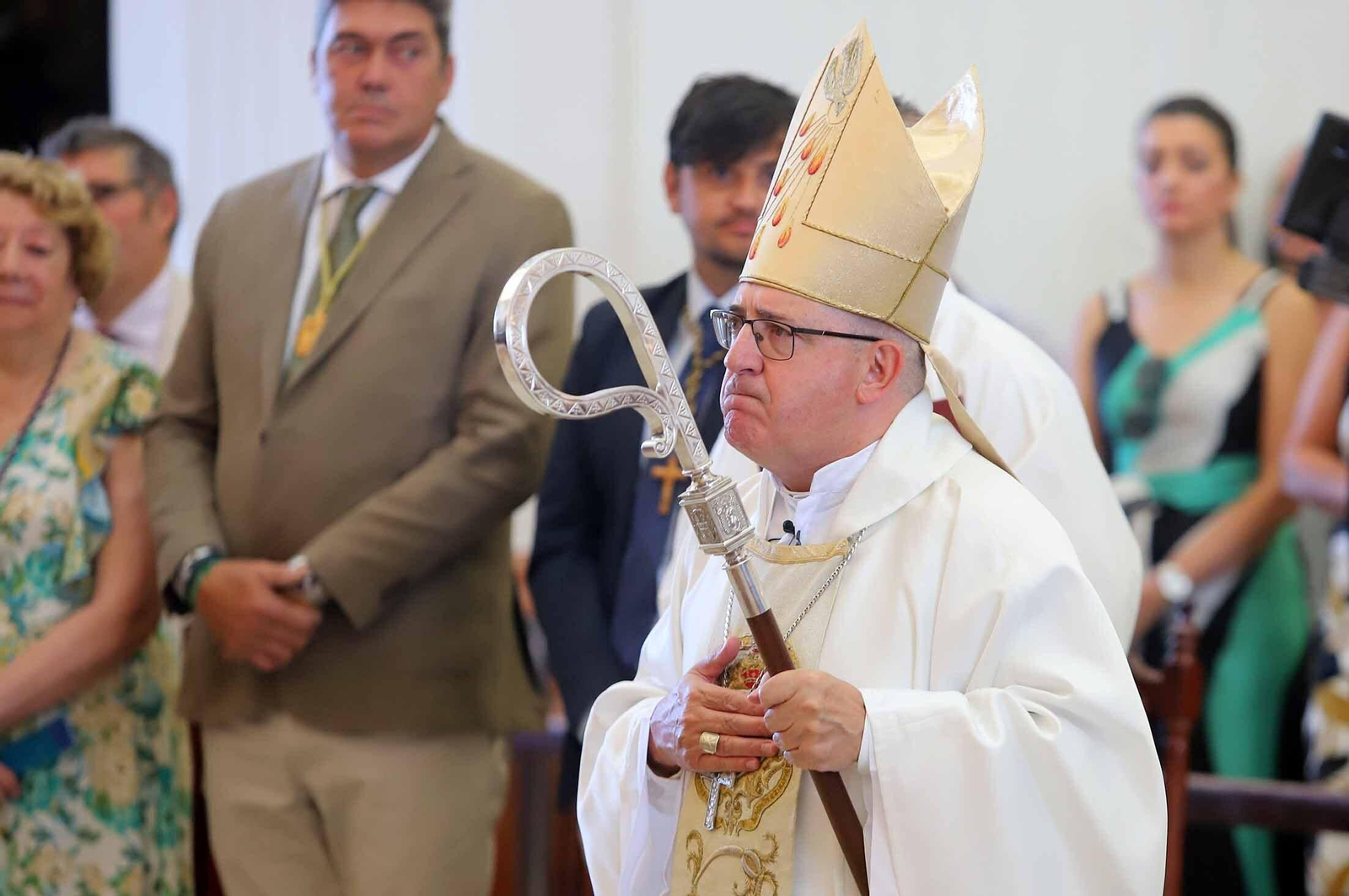 Imágenes de la procesión eucarística y solemne Función del Voto en El Rocío Chico