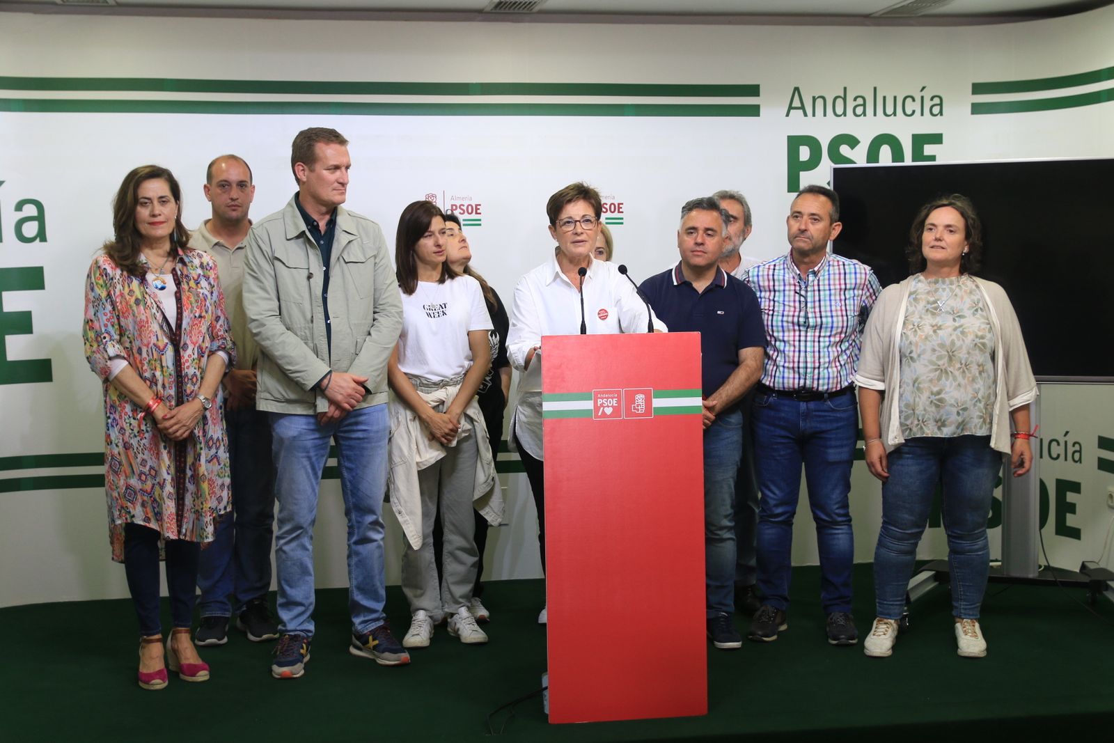 Imágenes de la noche de Elecciones Municipales 2023, en Almería