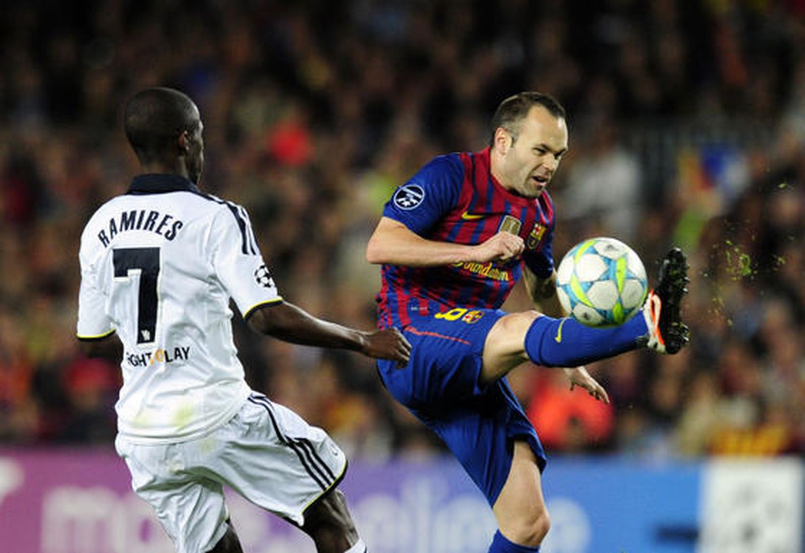 El Barcelona cae eliminado de la 'Champions' en semifinales ante el Chelsea (2-2). / AFP