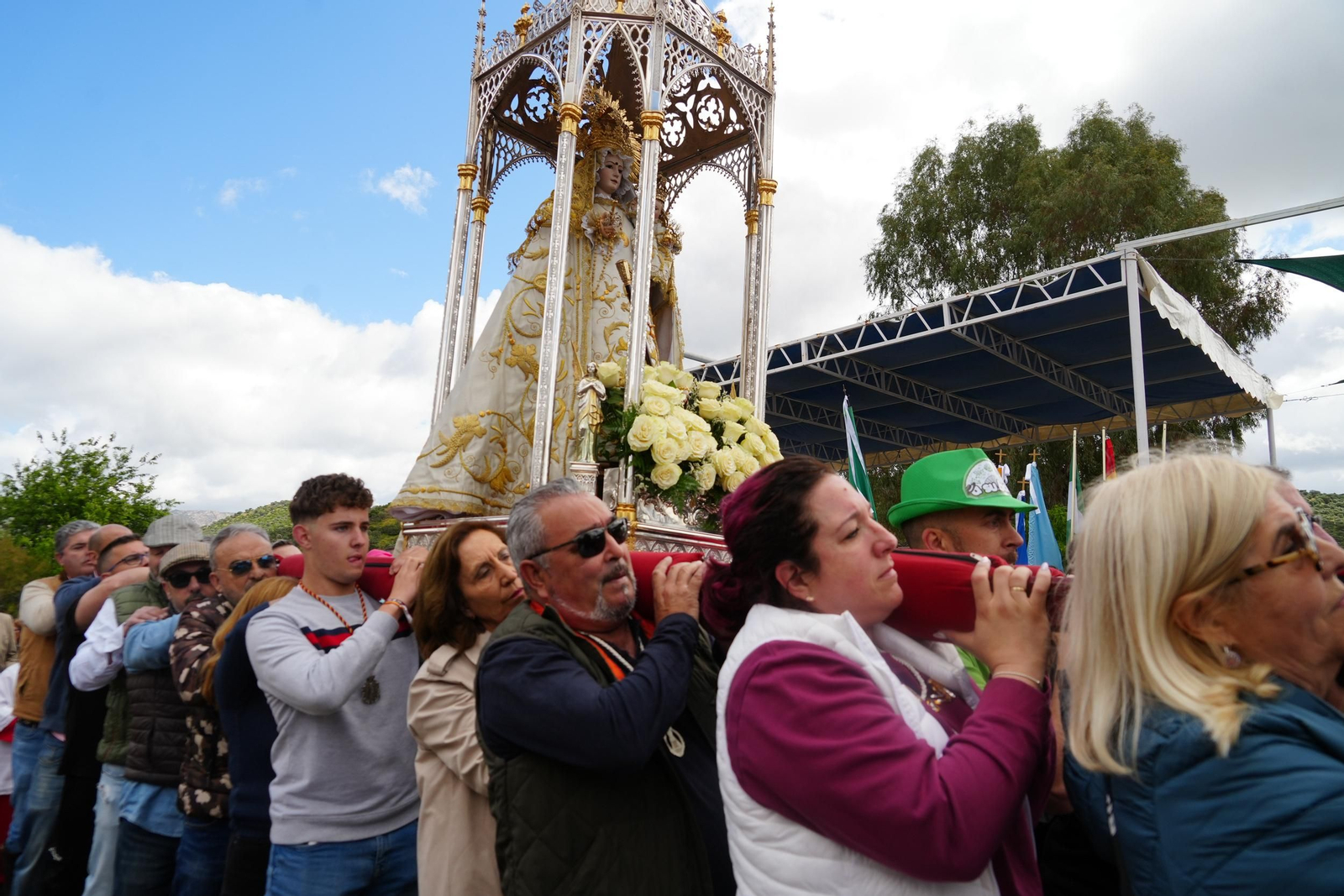 La romería de la Virgen de Veredas de Torrecampo, en imágenes