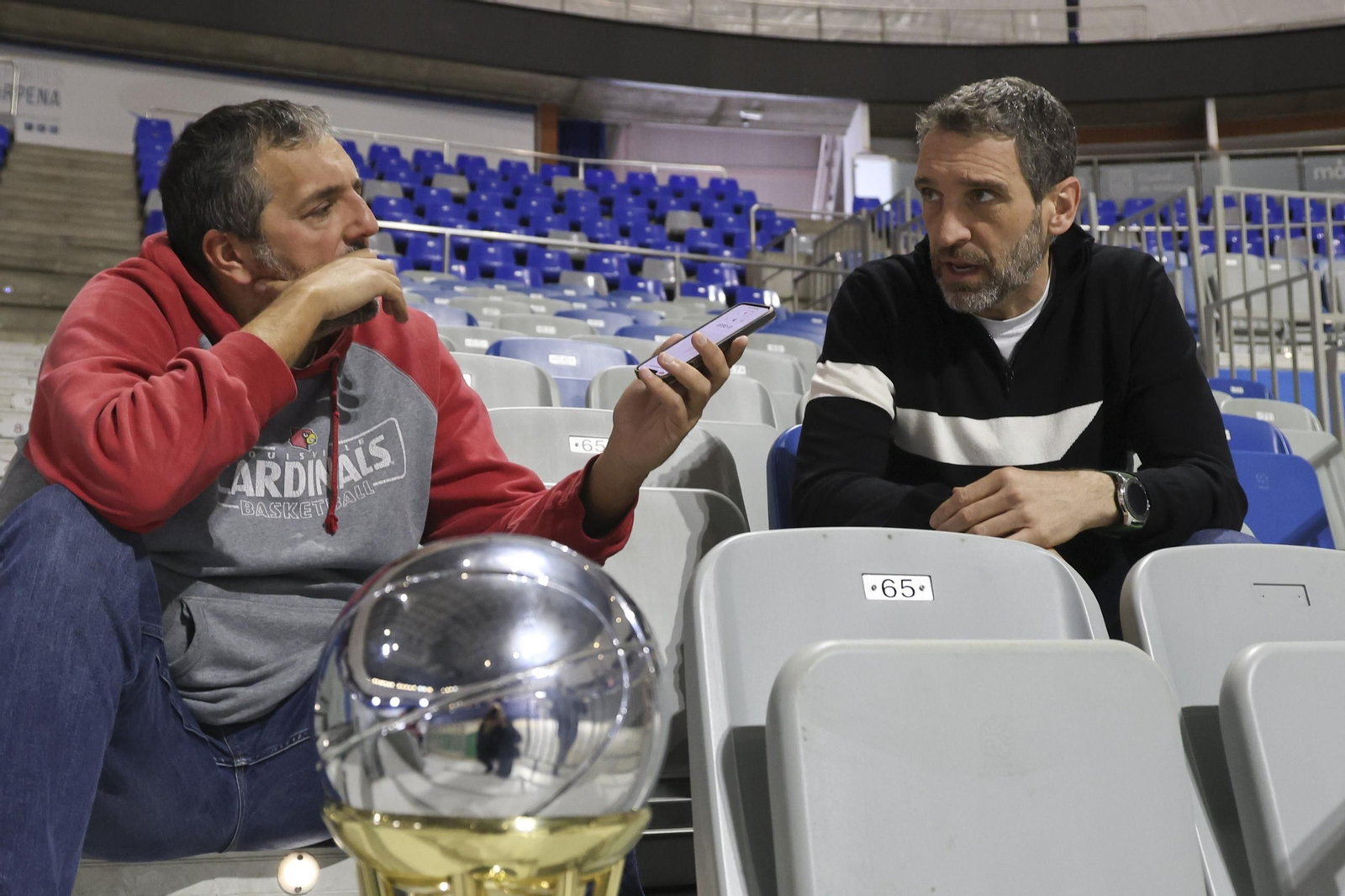 La entrevista a Ibon Navarro, en fotos