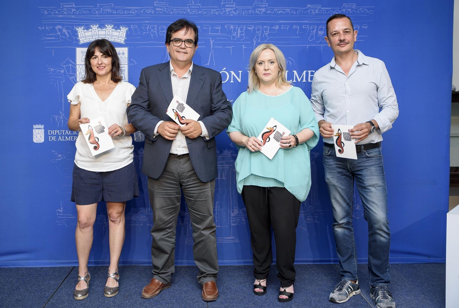 Lucía Tejero, Antonio Jesús Rodríguez, Yolanda Lozano y Javier Rovira presentaron la XV edición del festival.