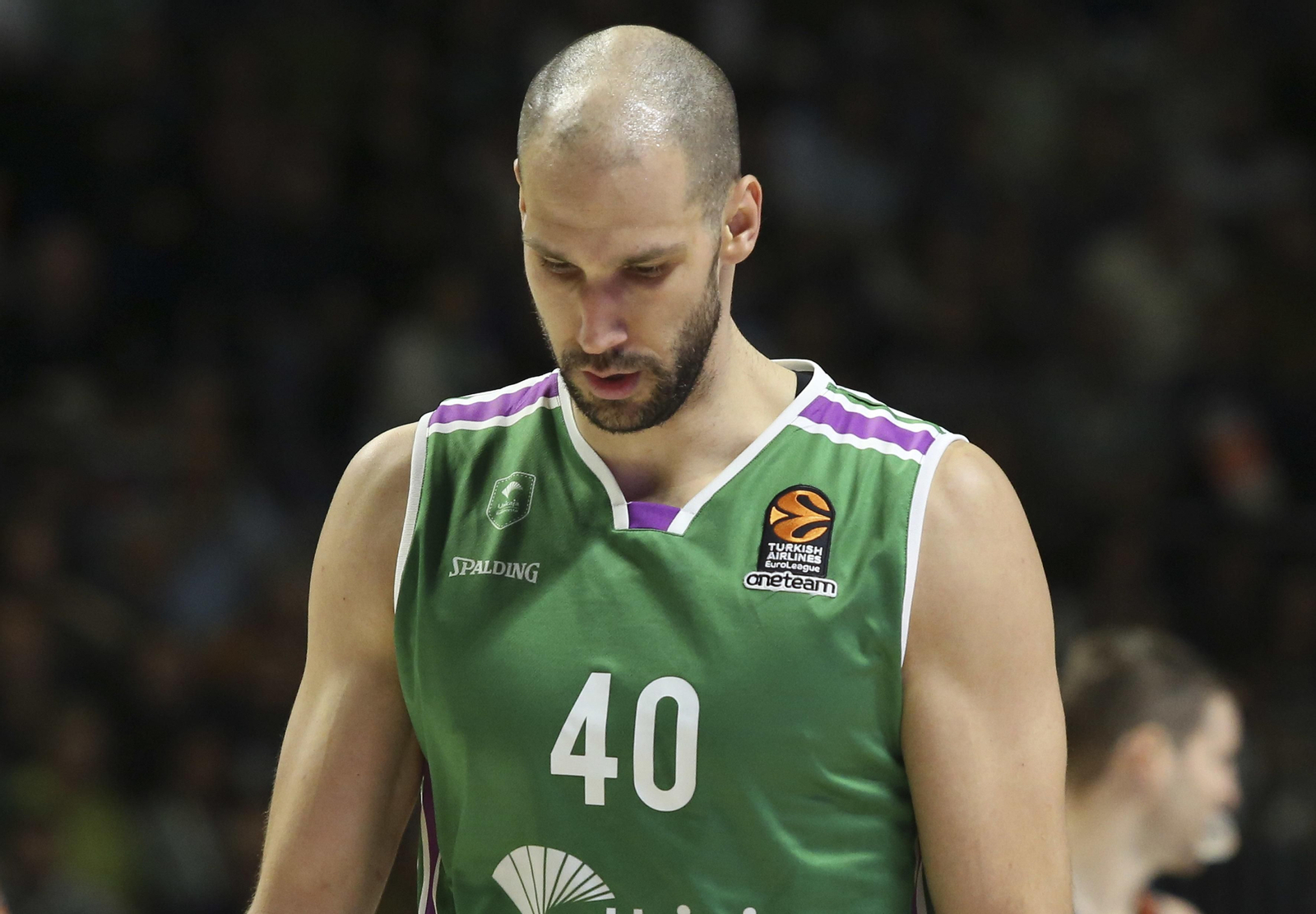 James Augustine, en un partido del Unicaja.