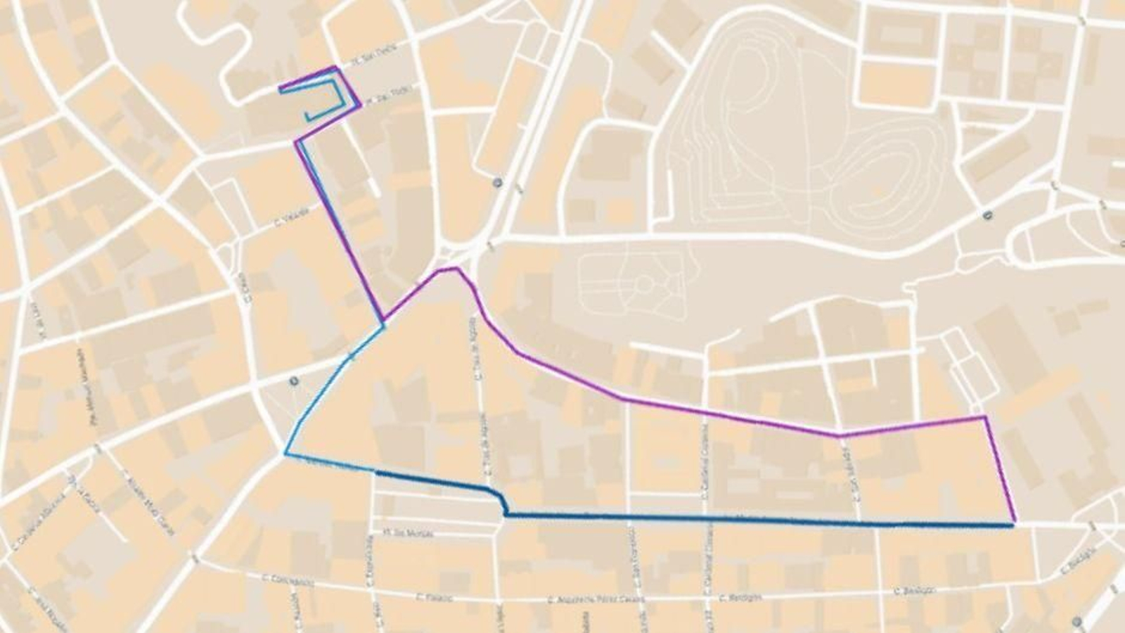 Recorrido de la Virgen de la Cinta en la Magna Mariana.