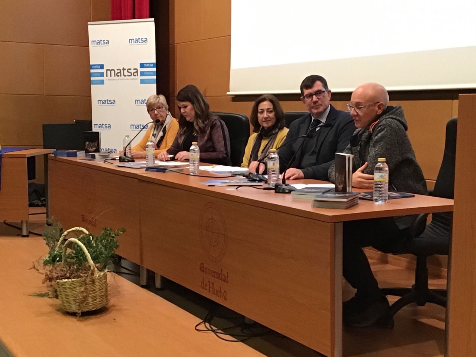 Presentación del libro en la UHU.