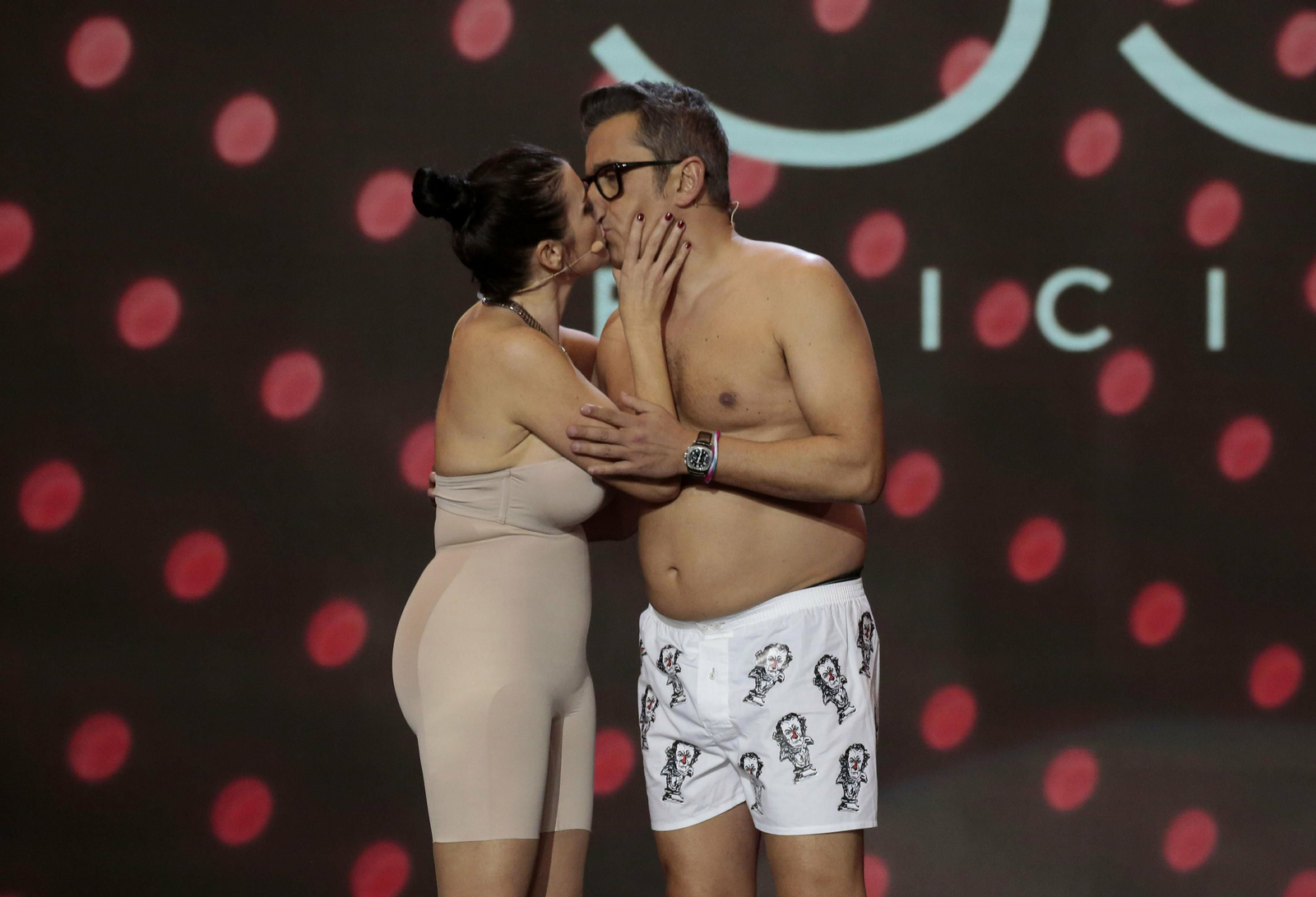 Silvia Abril y Andreu Buenafuente en la gala de los Goya en Sevilla.