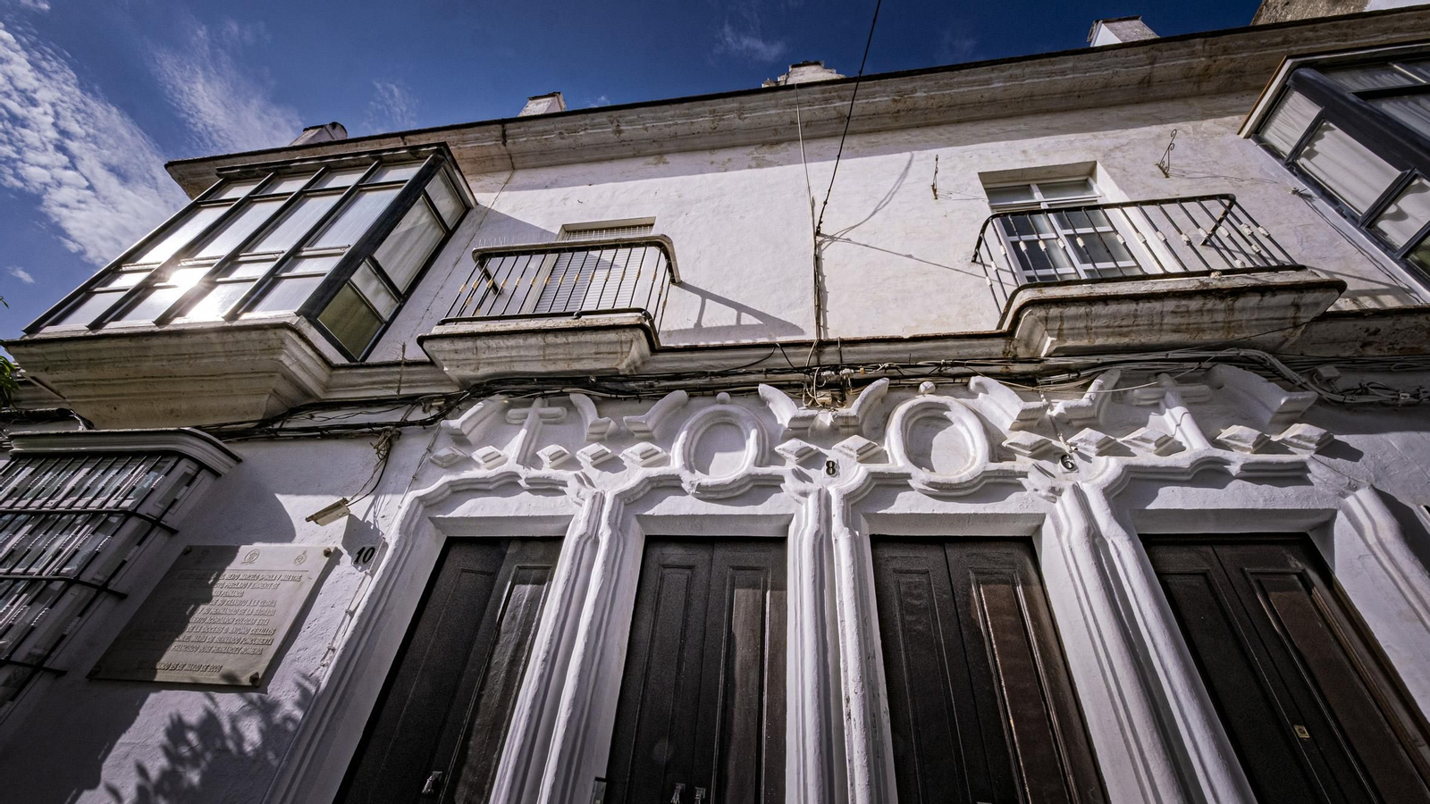 La casa de San Fernando que proclama que allí nació el Beato Marcelo Spínola