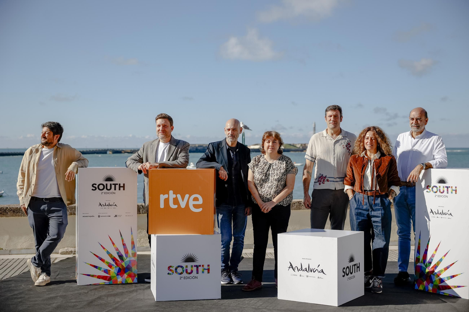 imágenes del photocall del South Series en la caleta el domingo 27