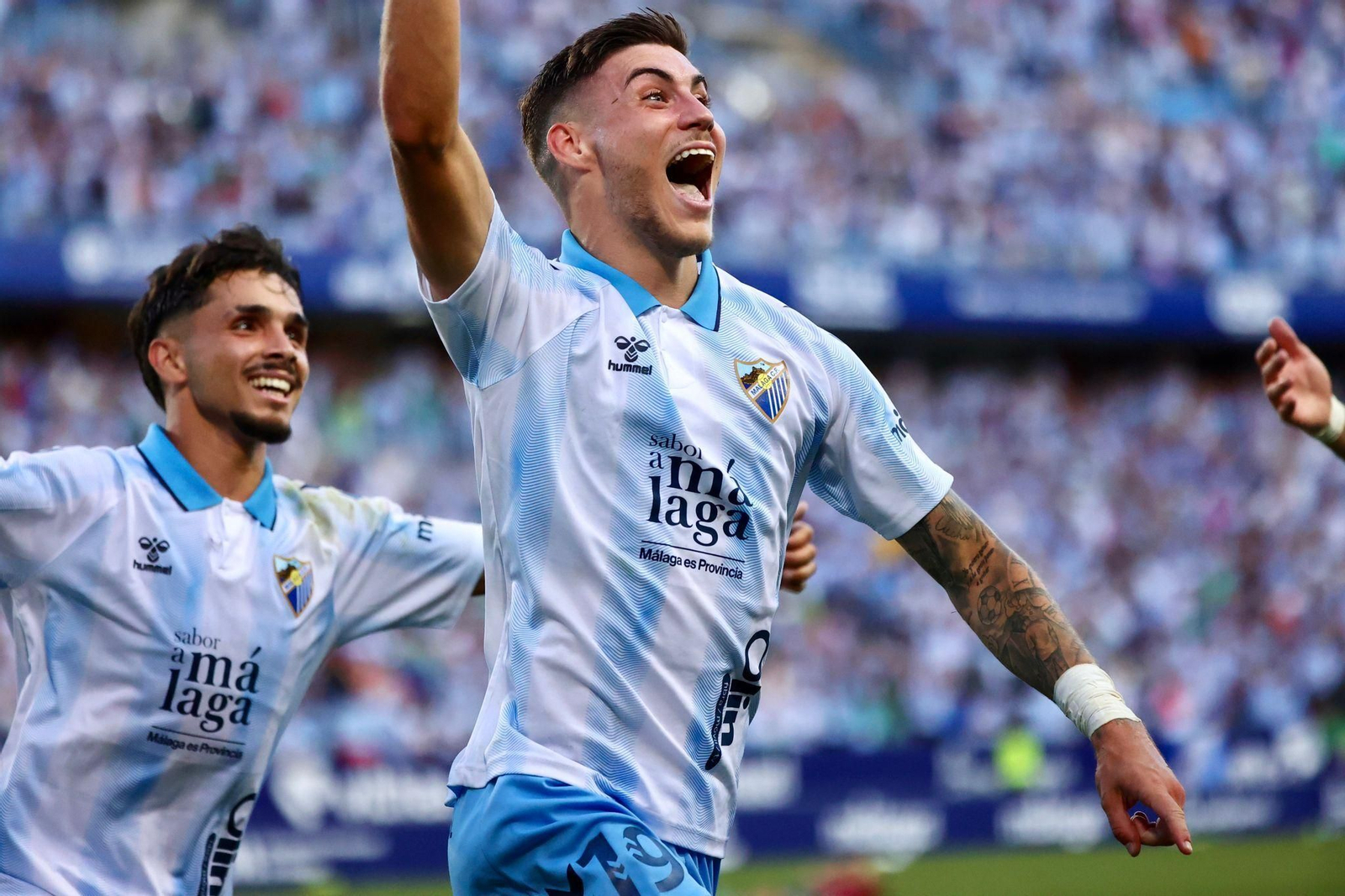 Así fue el gol de Roberto que dio al Málaga CF el pase a la final por el ascenso