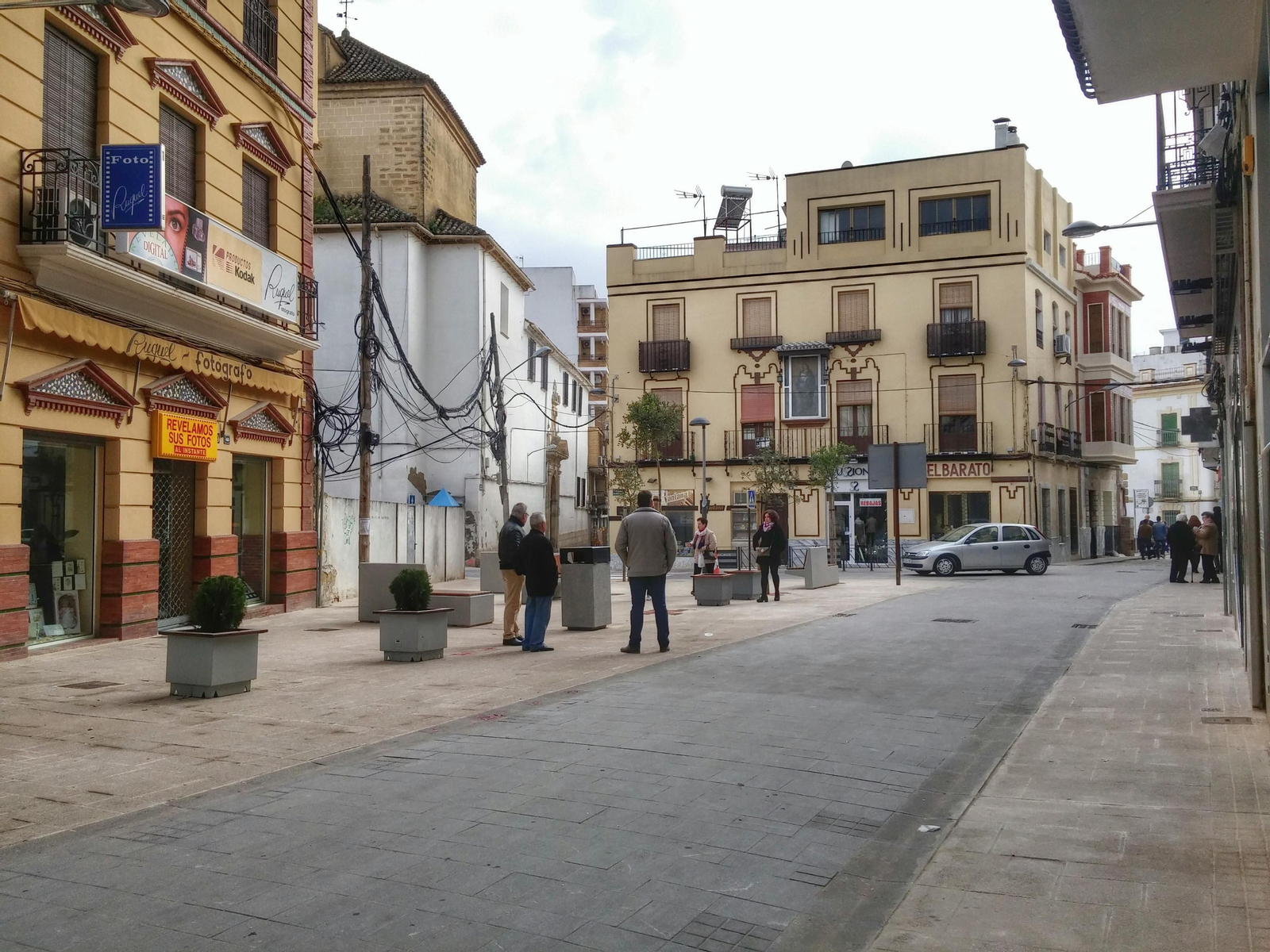 Aspecto actual que presenta la calle Corredera.