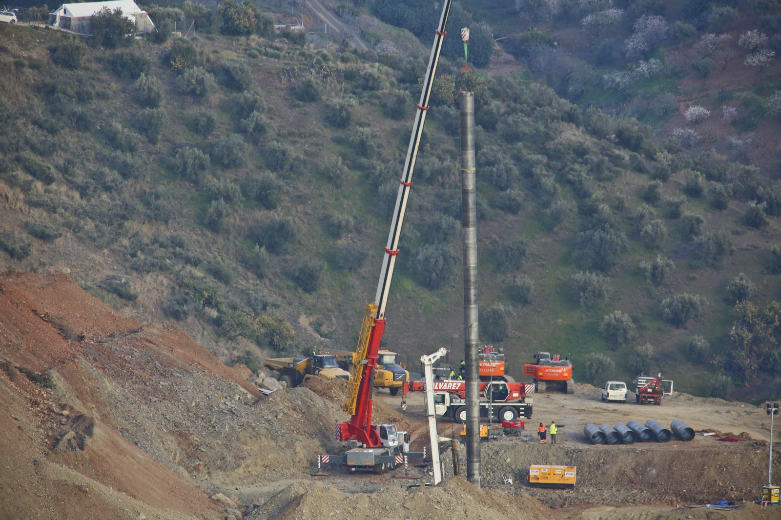 Nueva jornada en el rescate de Julen