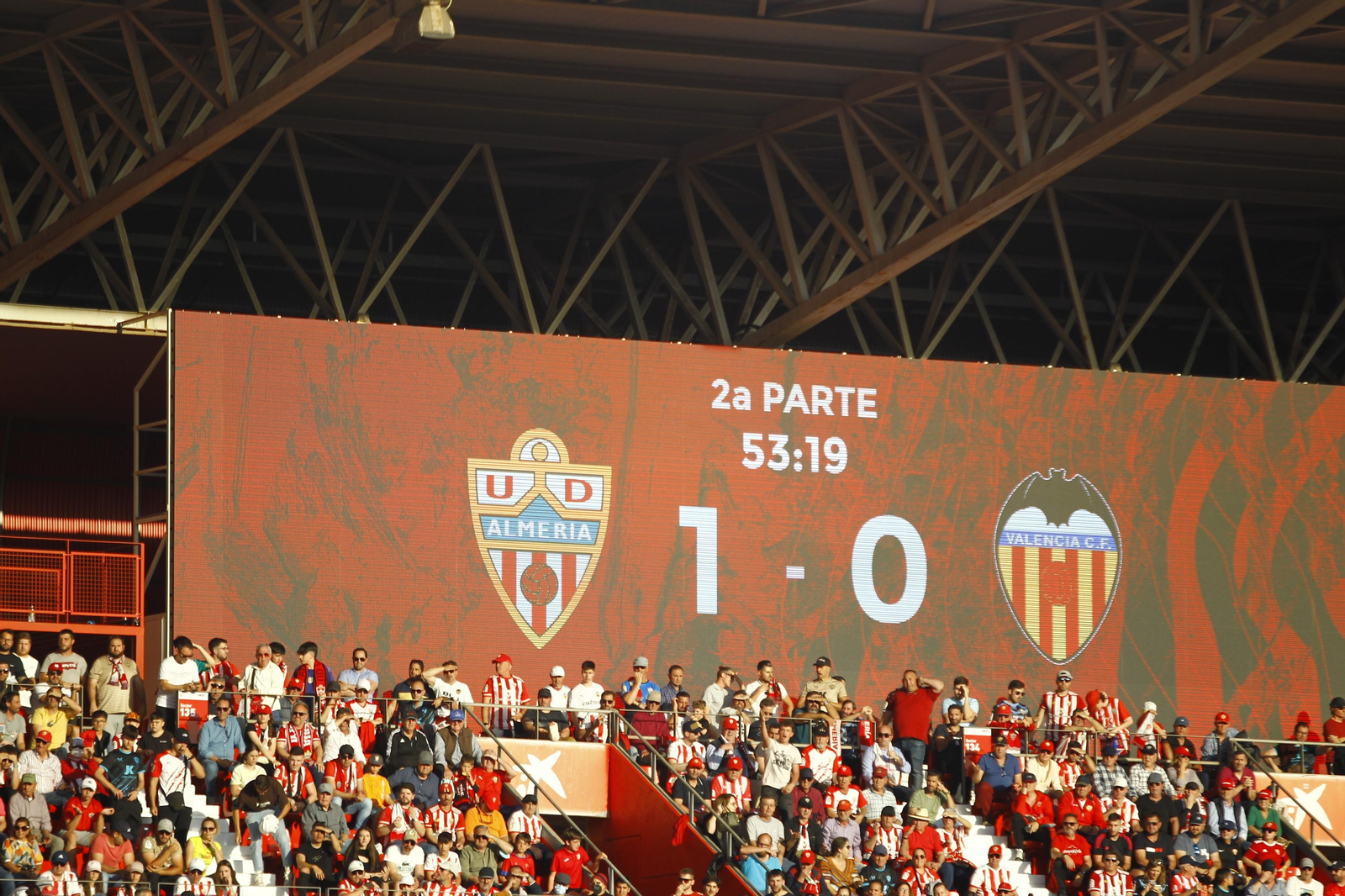 Fotogalería del partido de la Liga Santander, U.D. Almería-Valencia