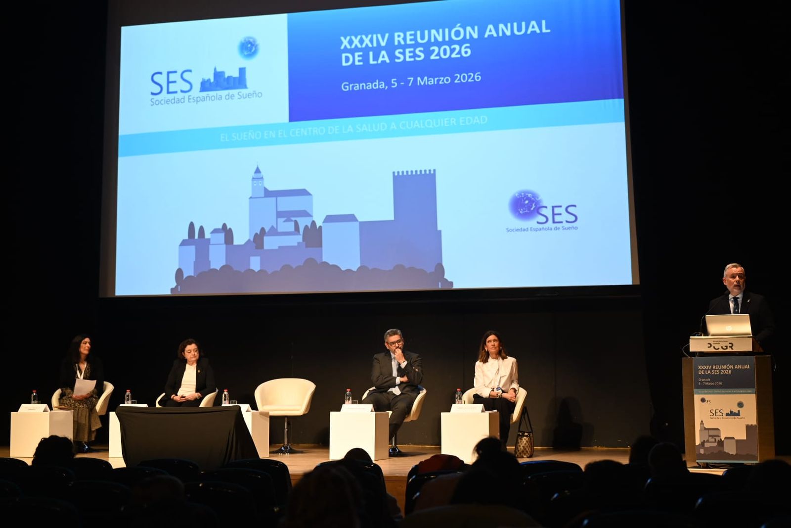 Inauguración de la reunión de la Sociedad Española del Sueño en Granada