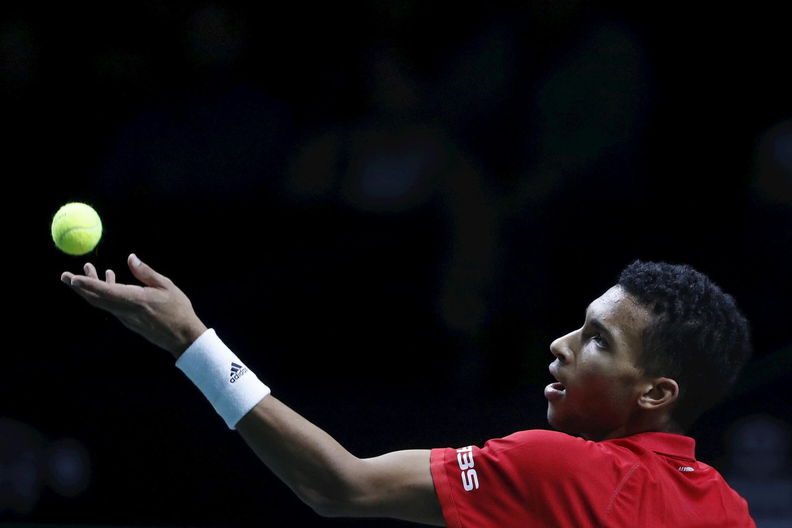 Felix Auger Aliassime - Lorenzo Musetti de la Copa Davis de Málaga