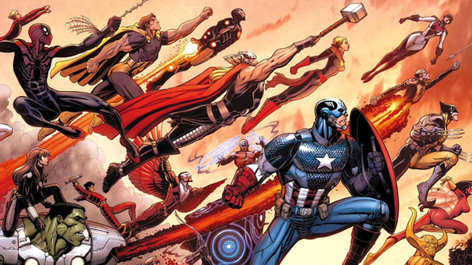 Los Vengadores, en acción.