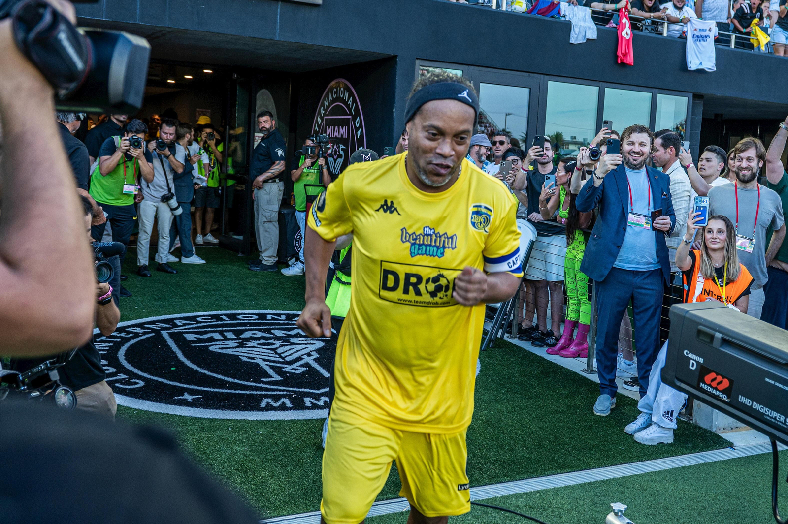 El brasileño, durante un partido benéfico el pasado mes en Estados Unidos