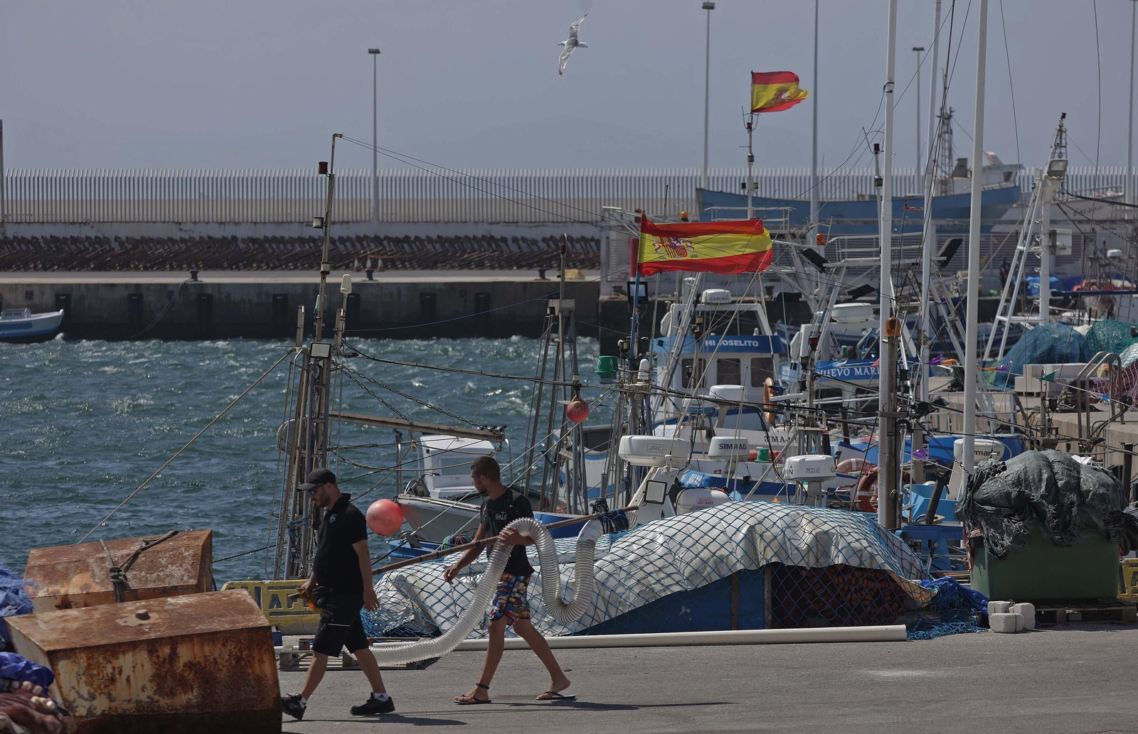 Fotos del temporal de levante en Tarifa