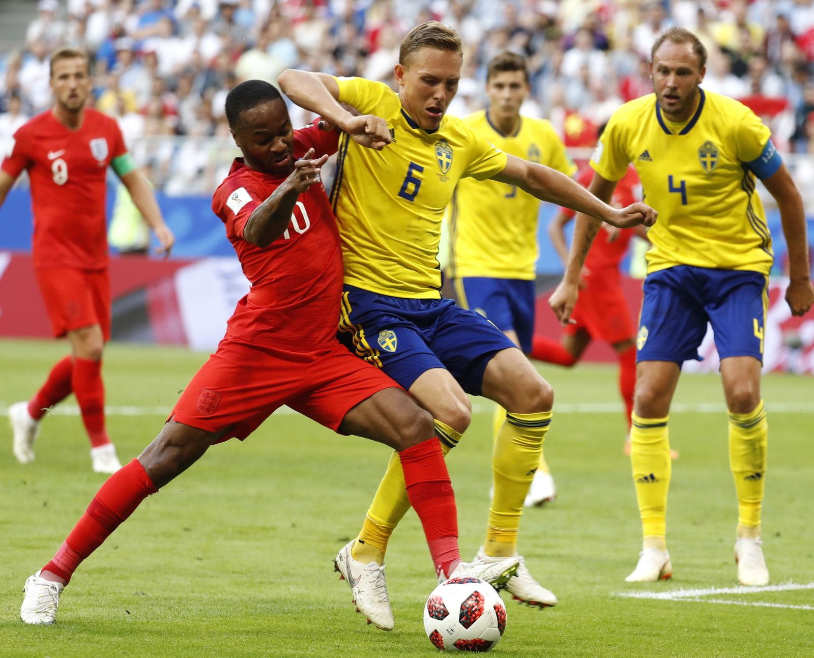 Las imágenes del Suecia-Inglaterra