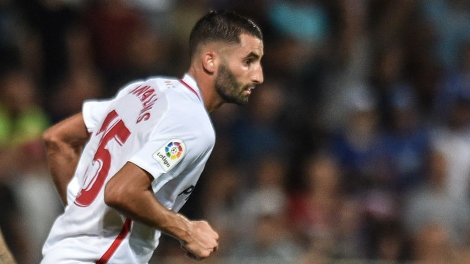 Gonalons, en un partido antes de su lesión.