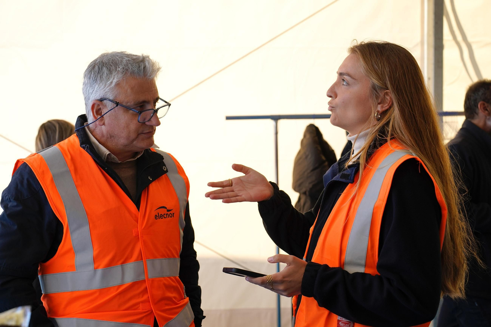 Las fotos de la inauguración de los parques eólicos El Padrón y Cerro Cabello de Los Barrios
