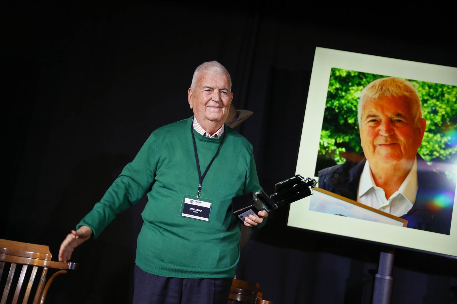 Las imágenes del premio desierto de Tabernas a Eugenio Alabiso en el Almería Western Film Festival