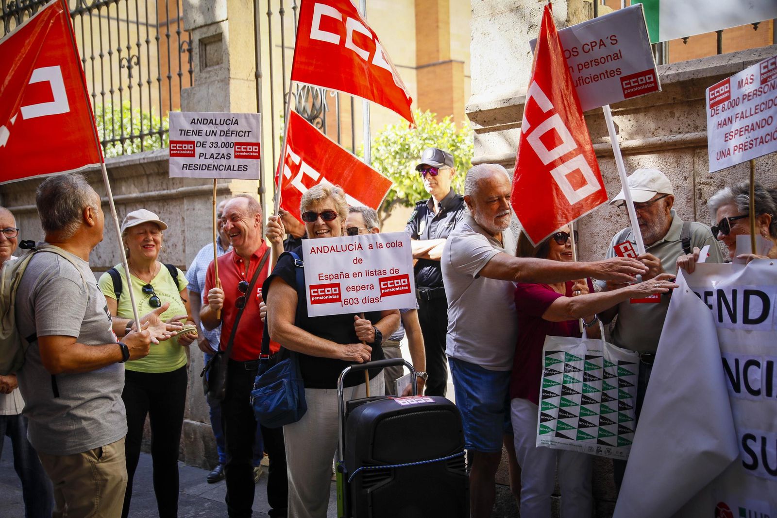 Las imágenes de la manifestación por la "ley de dependencia"