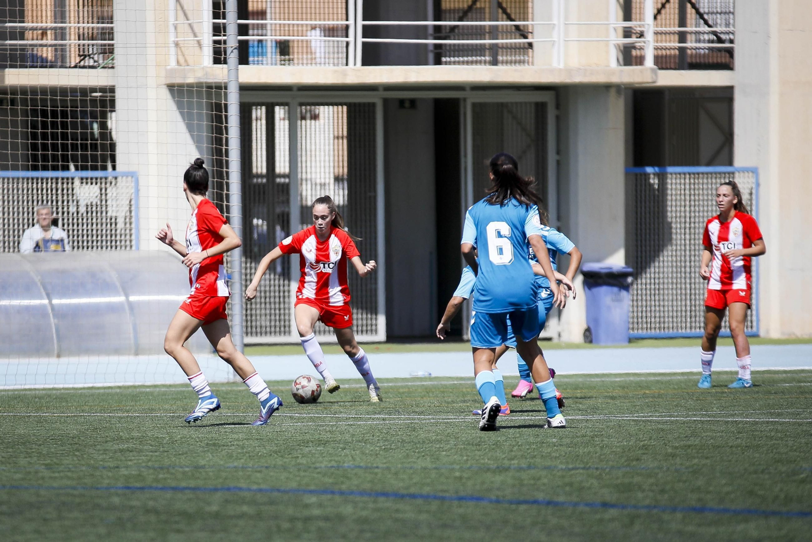 Las imágenes del partido de fútbol del Almería femenino contra el Betis B