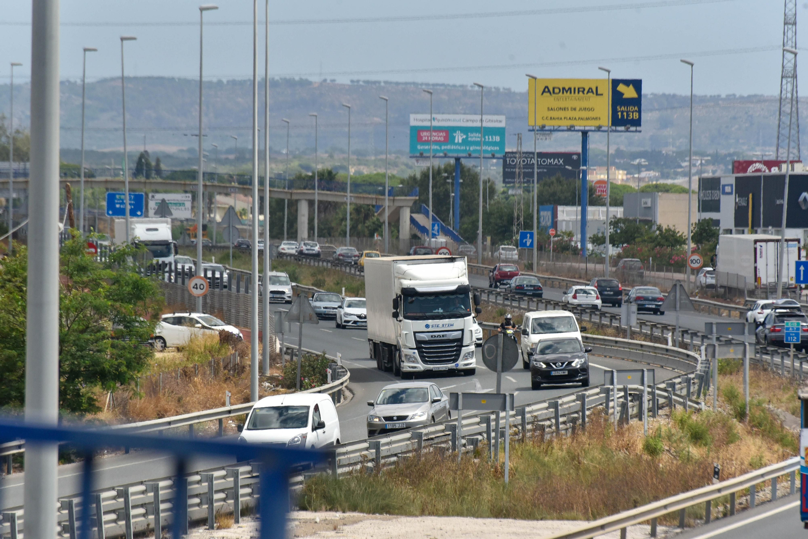 Tráfico en la autovía A-7.