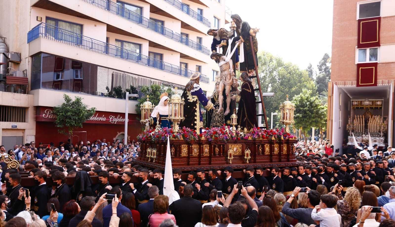 Las fotos del Descendimiento, en el Viernes Santo de Málaga