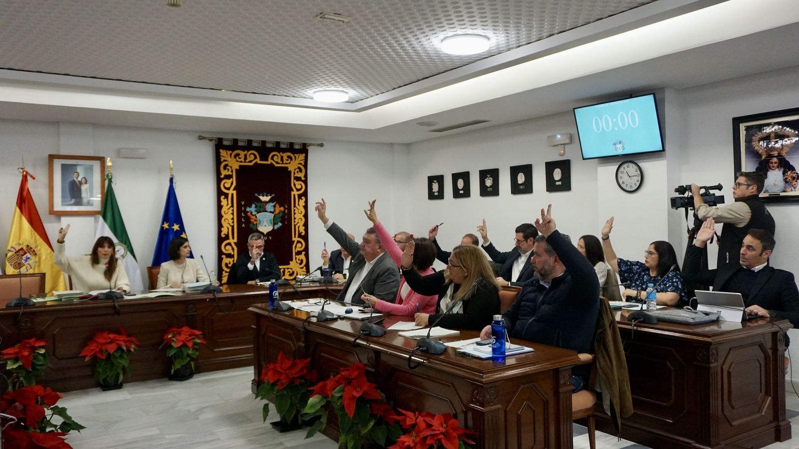 La votacion de los presupuestos.