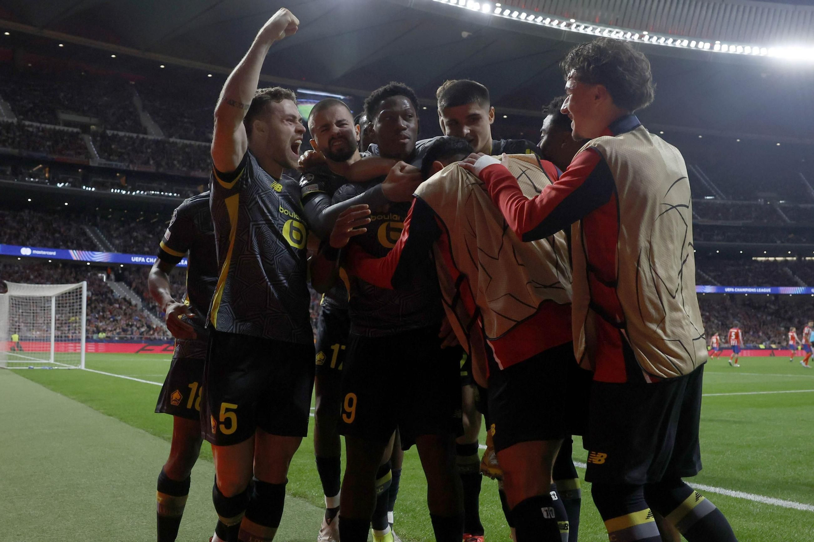 Las mejores imágenes del Atlético de Madrid en su duelo contra el Lille