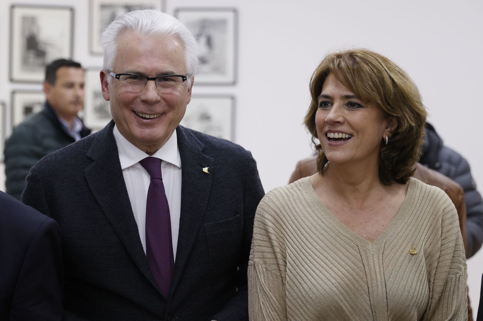 Dolores Delgado, en una imagen de archivo con su marido, el jurista Baltasar Garzón