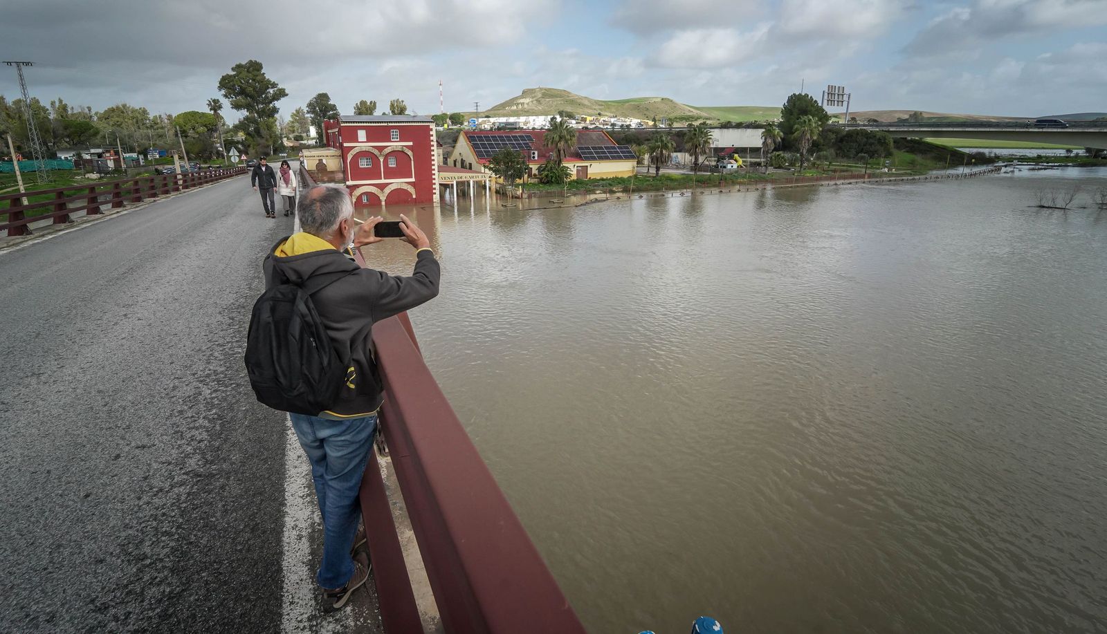 Un día tranquilo en el rio Guadalete, en imágenes