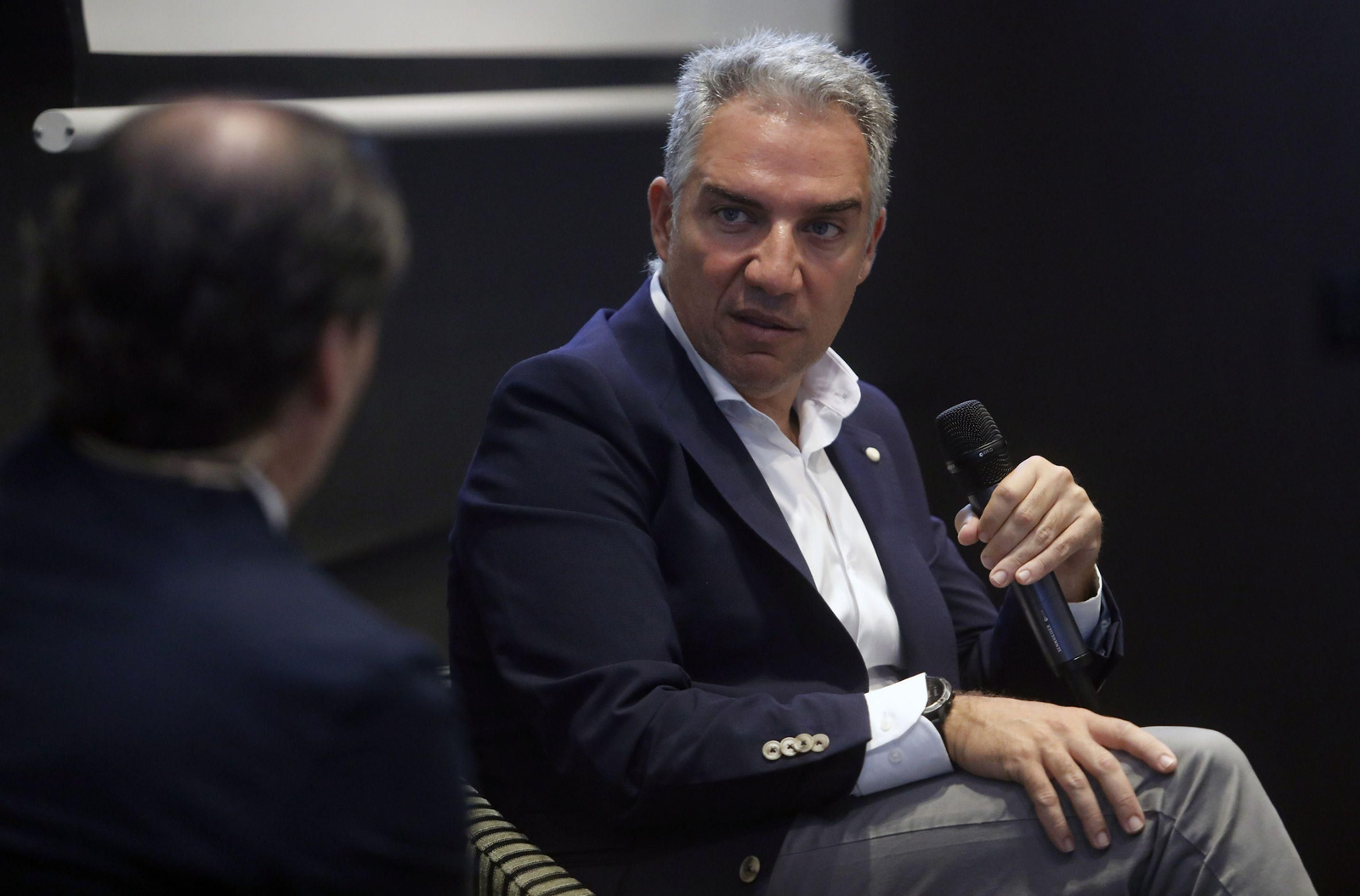 Elías Bendodo, este martes en Málaga.