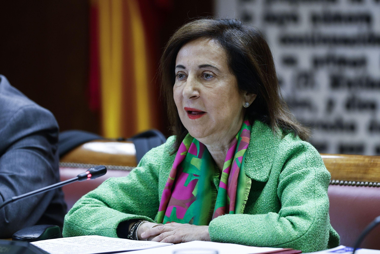 Margarita Robles, en el Congreso. Margarita Robles, en el Congreso.