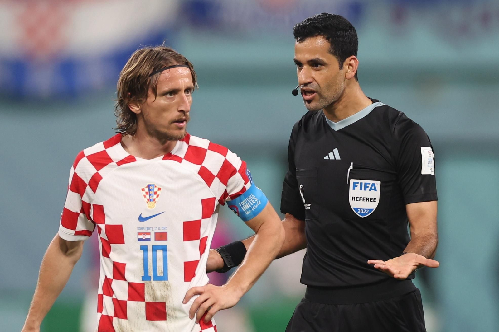 Las fotos del Croacia-Marruecos del Mundial de Qatar