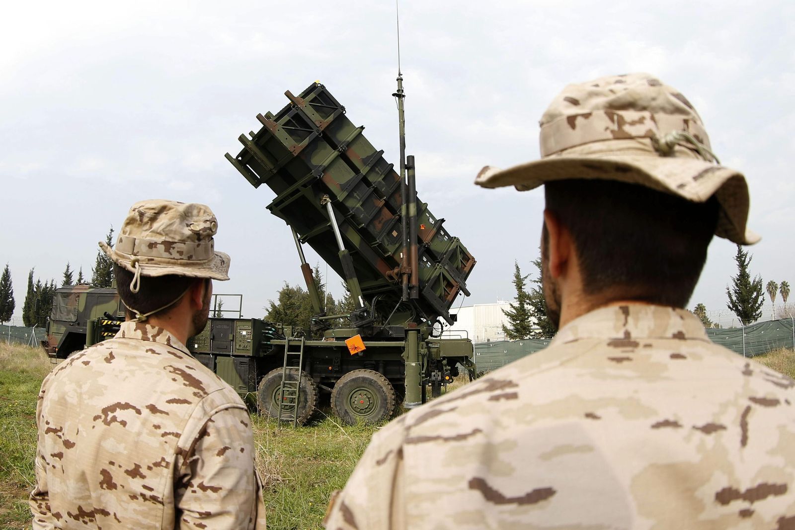 Una batería Patriot desplegada en la base de Incirlik.