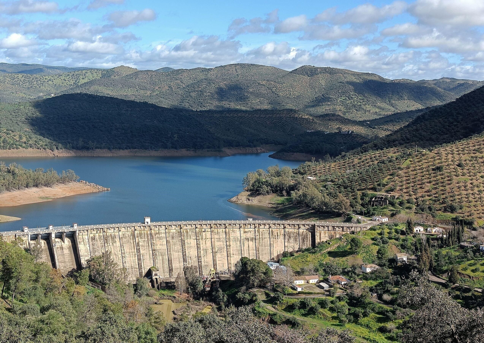 Embalse de Guadalmellato, en Córdoba.