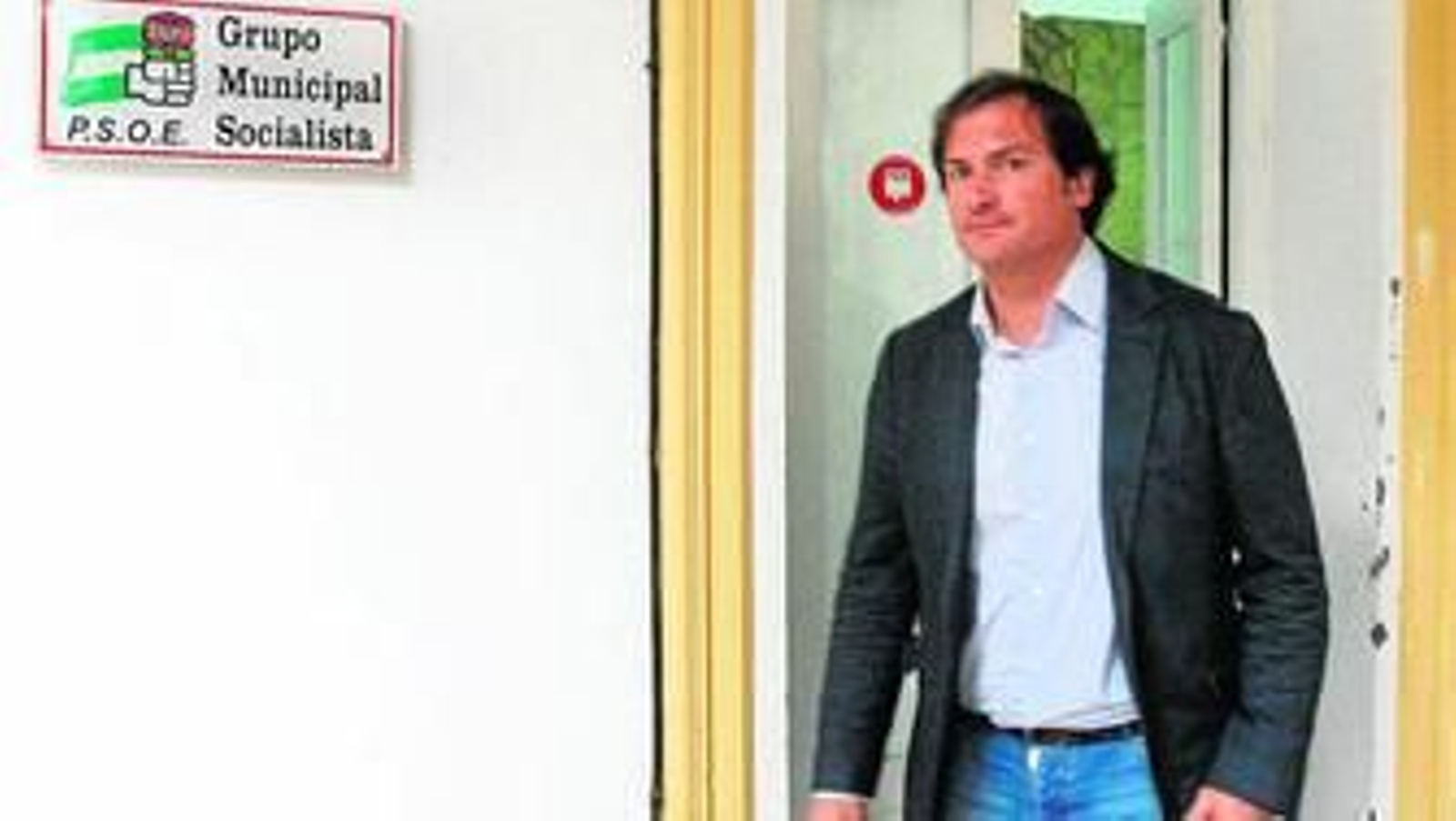 Diego Sánchez Rull, después de anunciar su renuncia a su acta de concejal en la mañana de ayer.