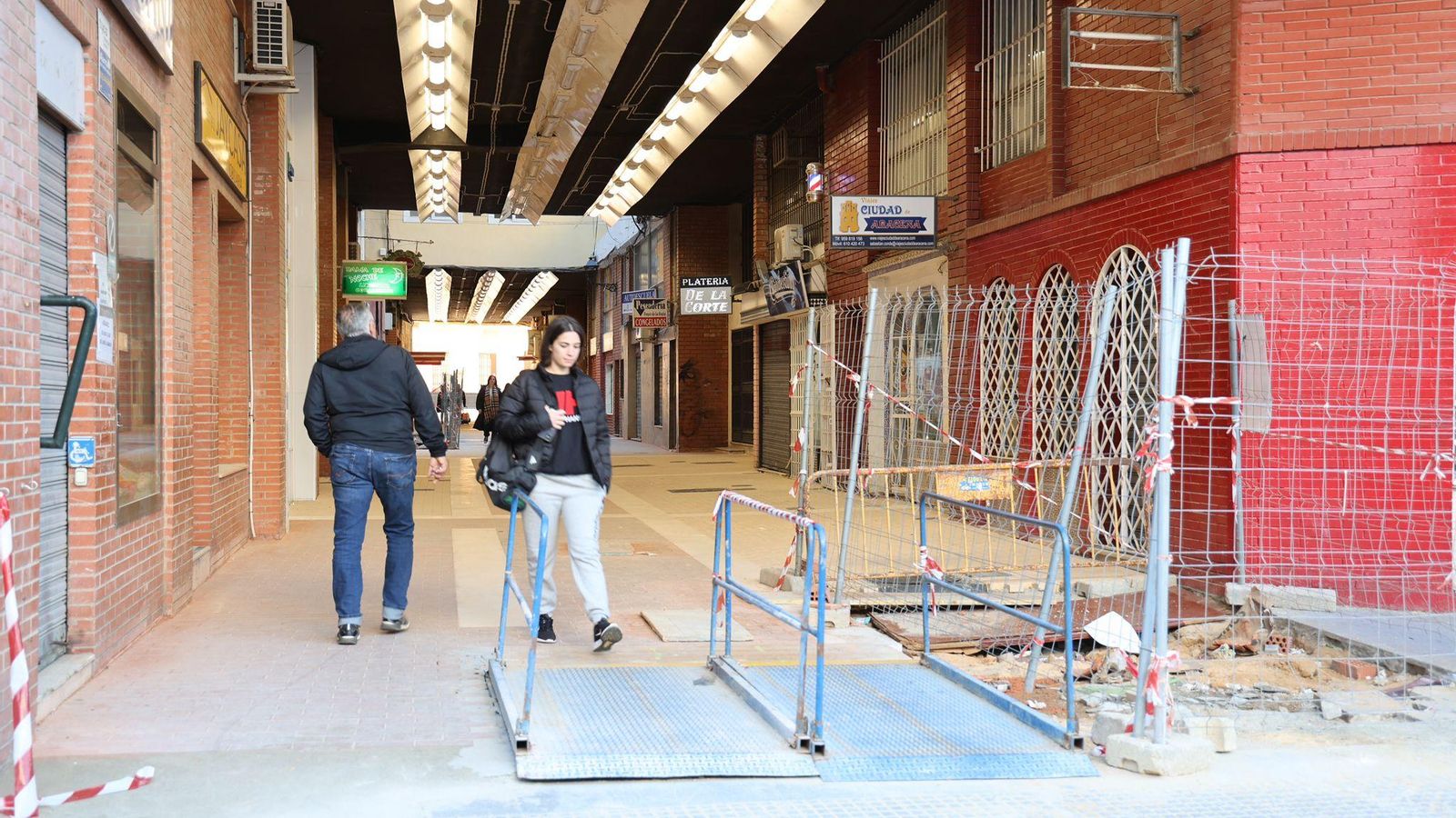 Pasaje Manuel Machado de la capital onubense.