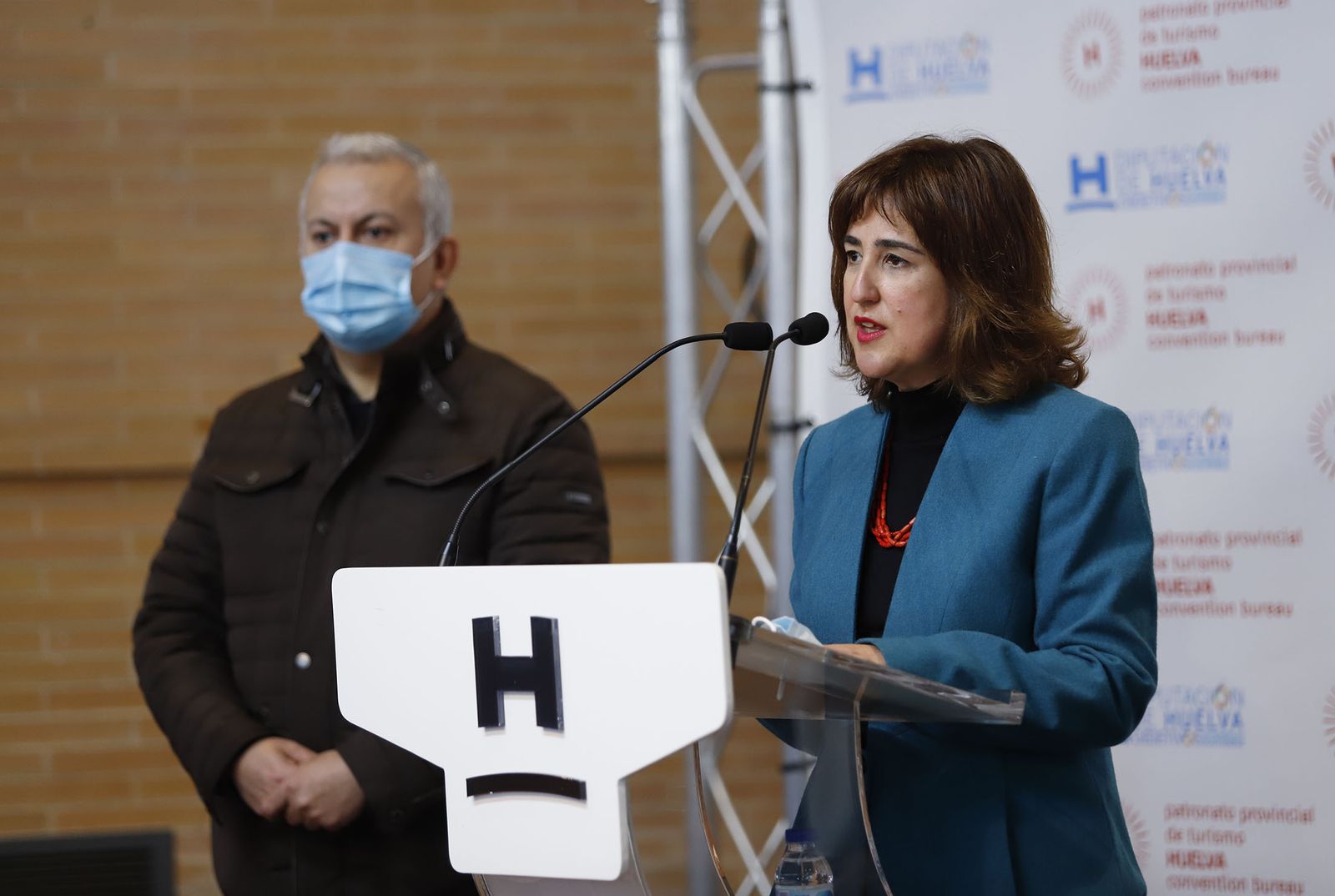 Imágenes de la presentación "Huelva en Fitur" en el foro Iberoamericano de la Rábida