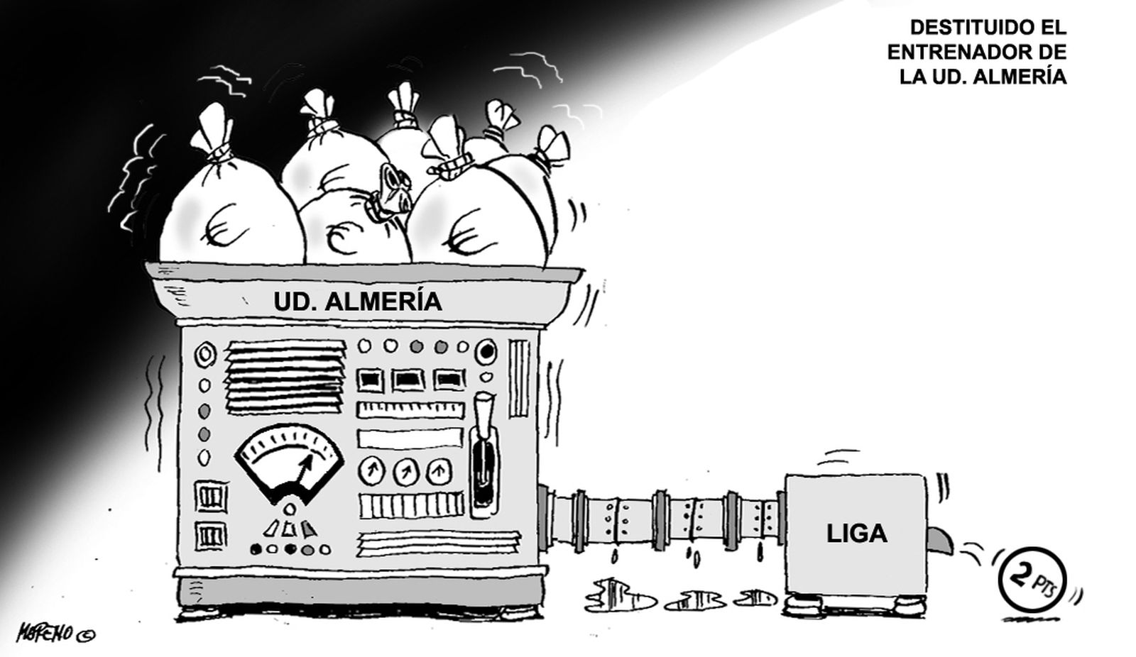 Destitución entrenador UD Almería