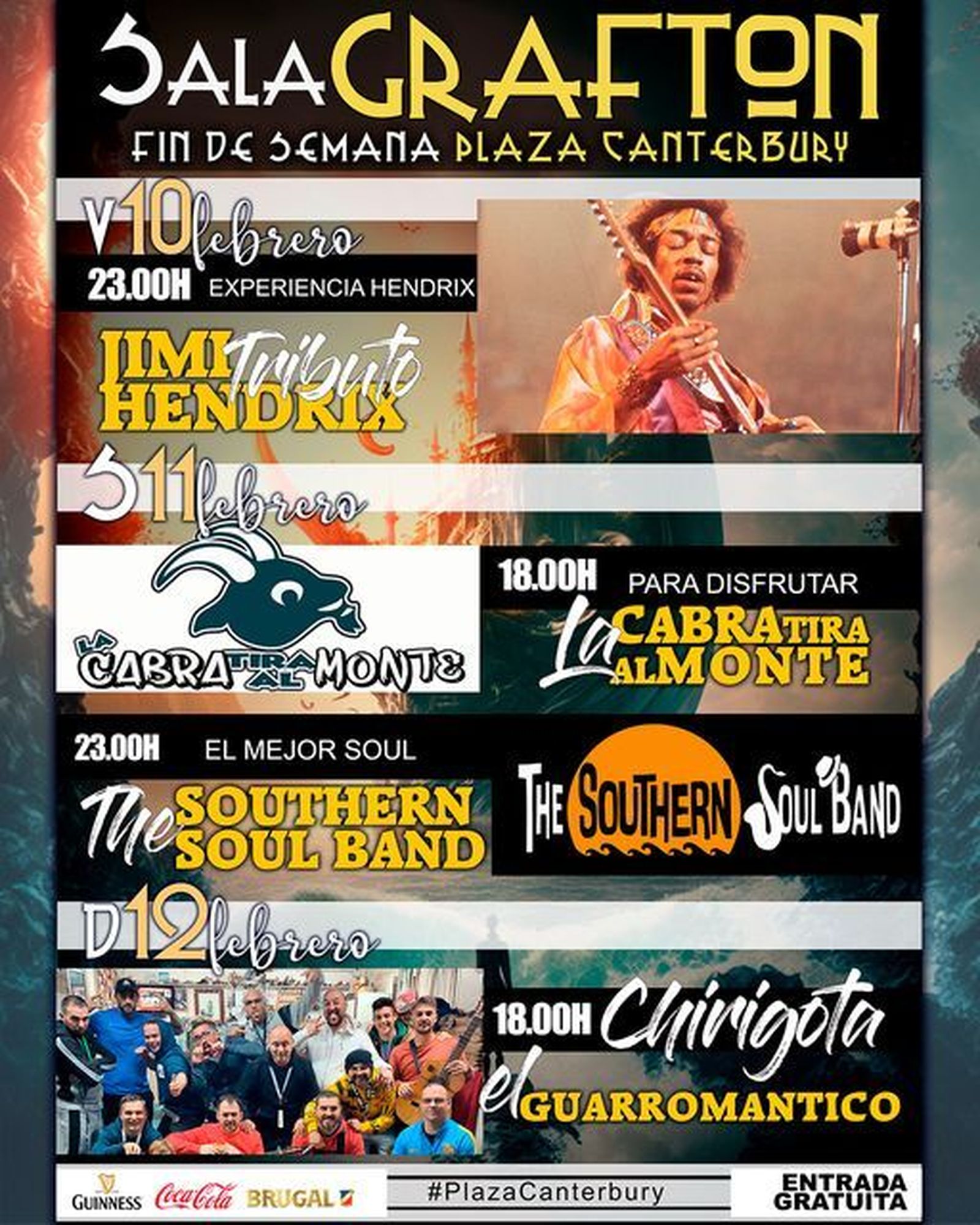 Directos en Plaza Canterbury