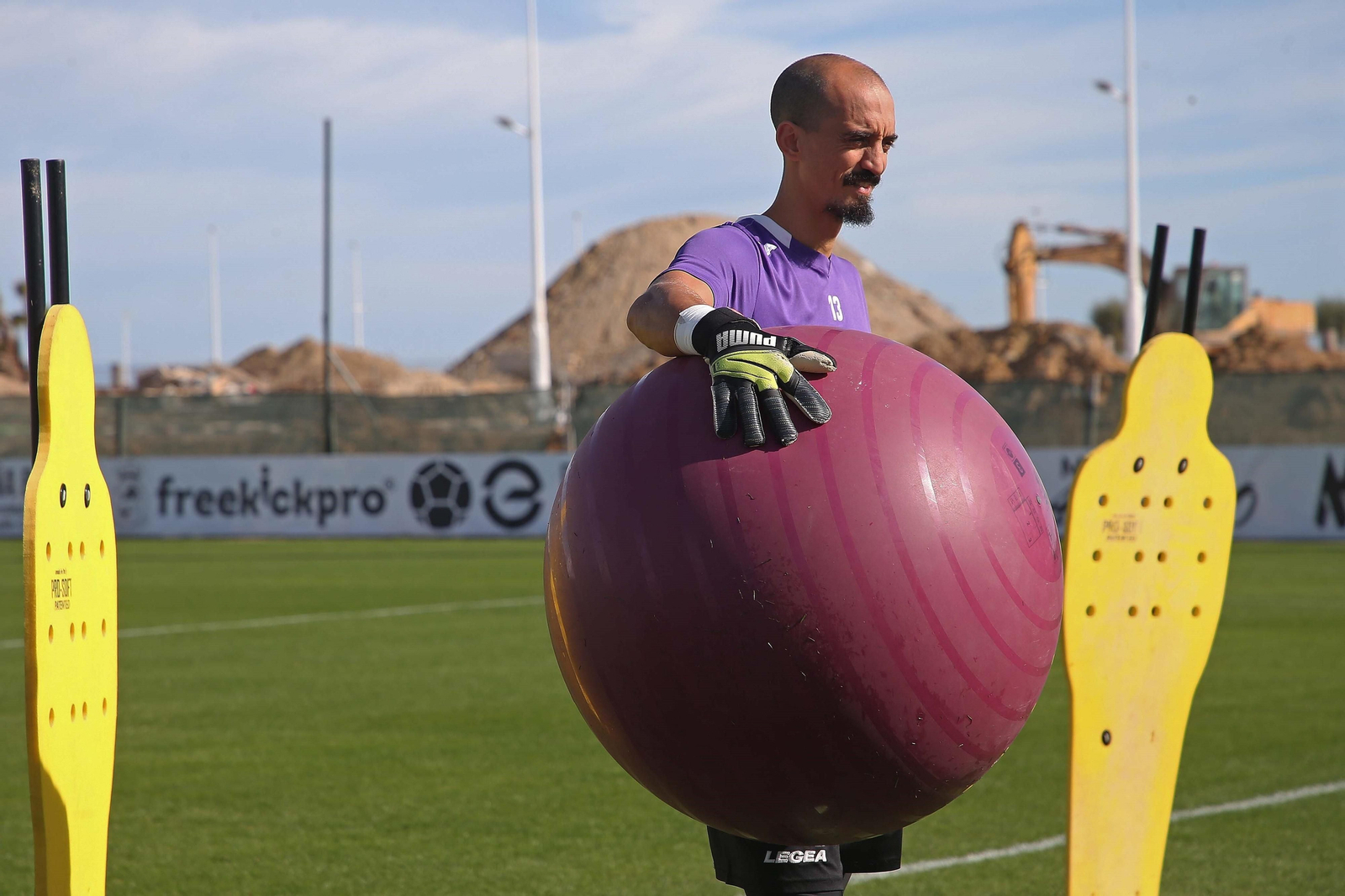 Facundo Ackerman, en un entrenamiento