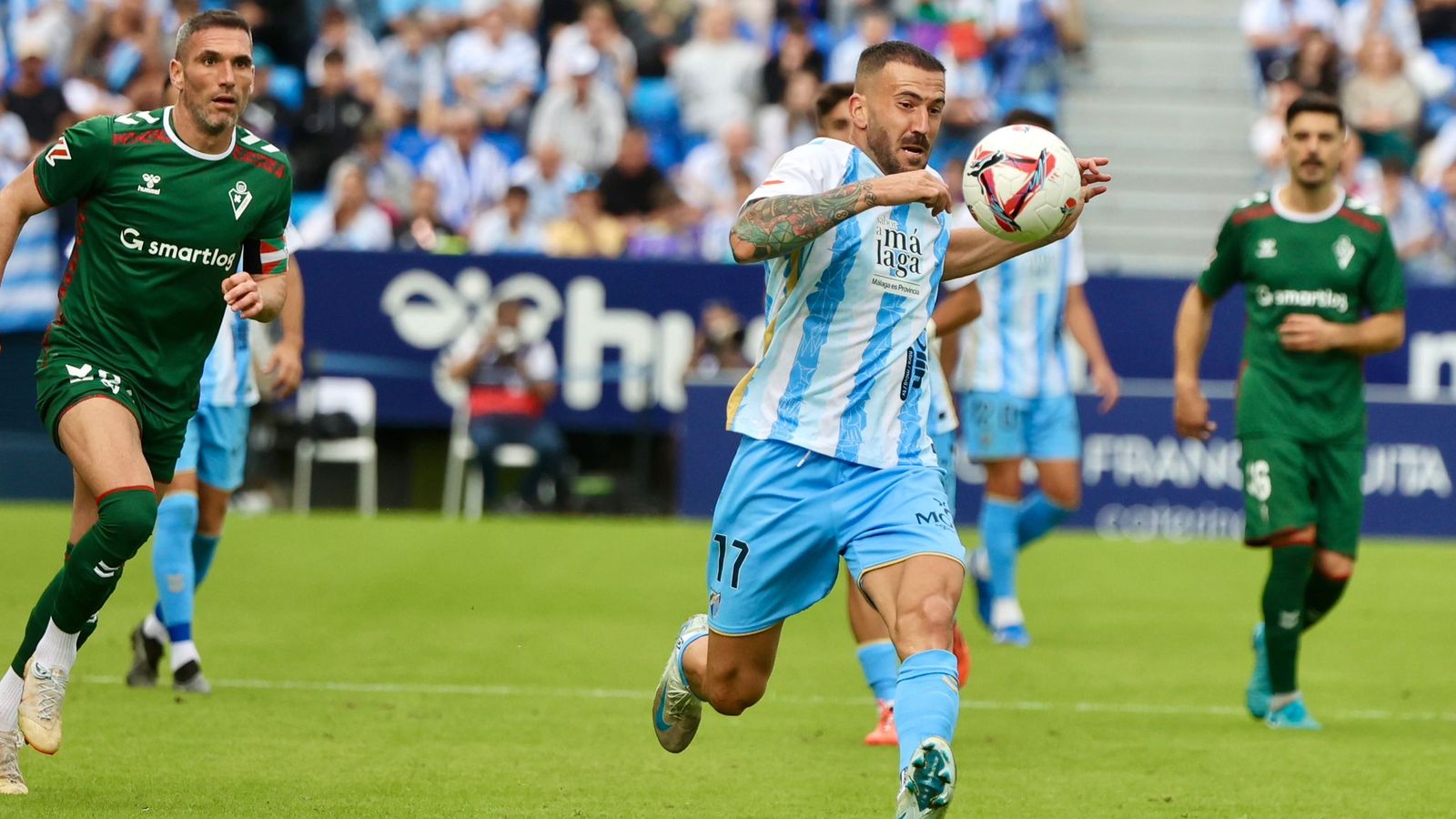 El Málaga CF - Eibar, en fotos