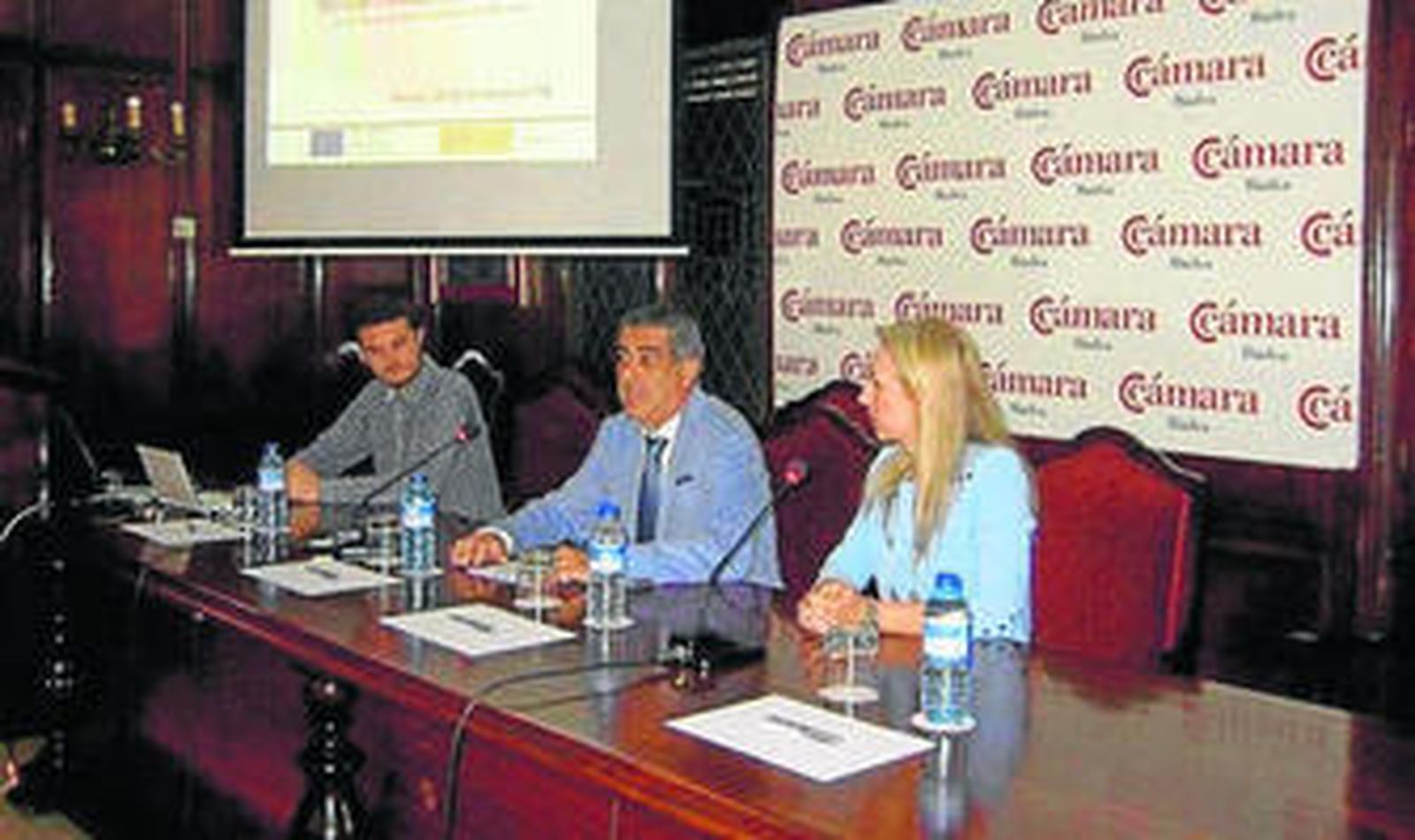 Inaguración del curso en la Cámara de Comercio.