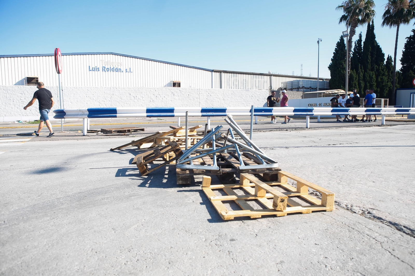 Fotos de la jornada del jueves de la huelga del metal en el Campo de Gibraltar